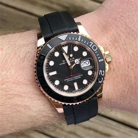 rolex oysterflex rose gold